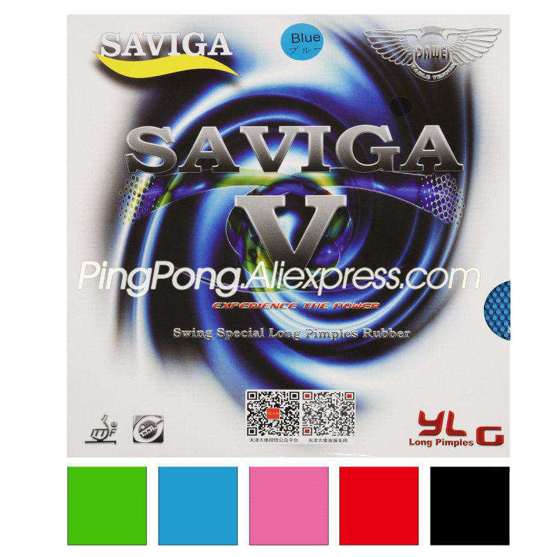 Table Tennis Forehand Rubber - Colorido DAWEI SAVIGA V Pips-tênis de