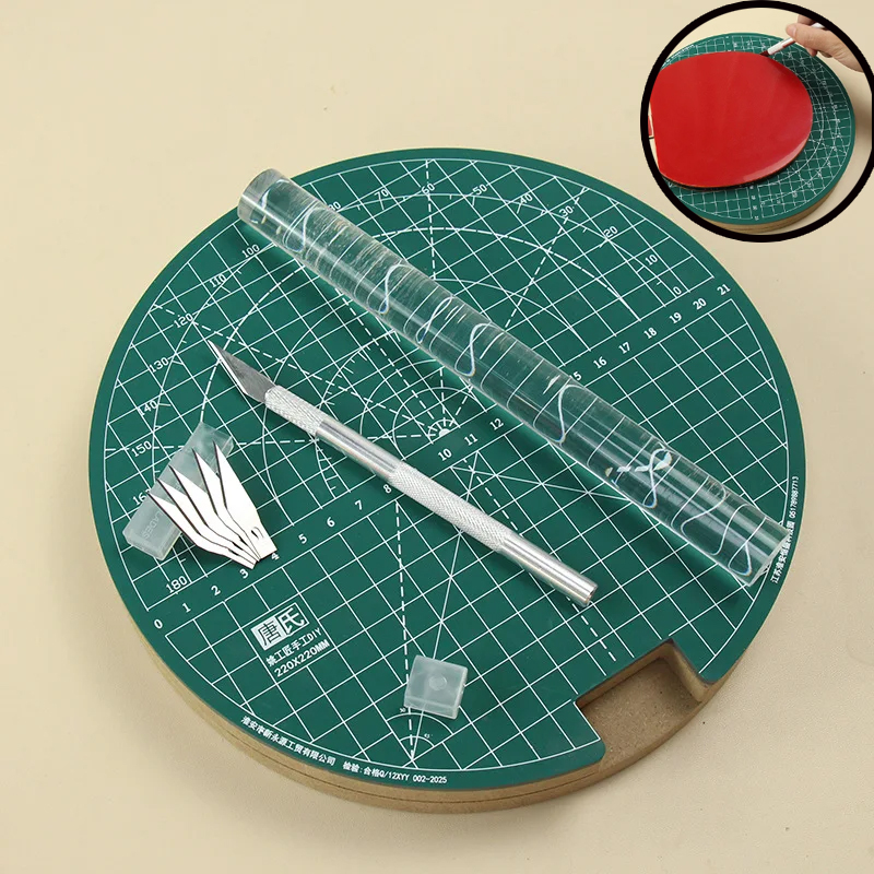 Table Tennis Form - Juego de tapetes giratorios de goma