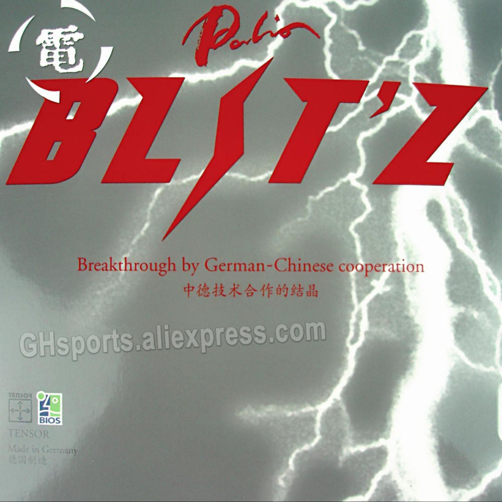 Table Tennis Germany - PALIO BLIT'Z/BLITZ-esponja de Ping Pong, tenis