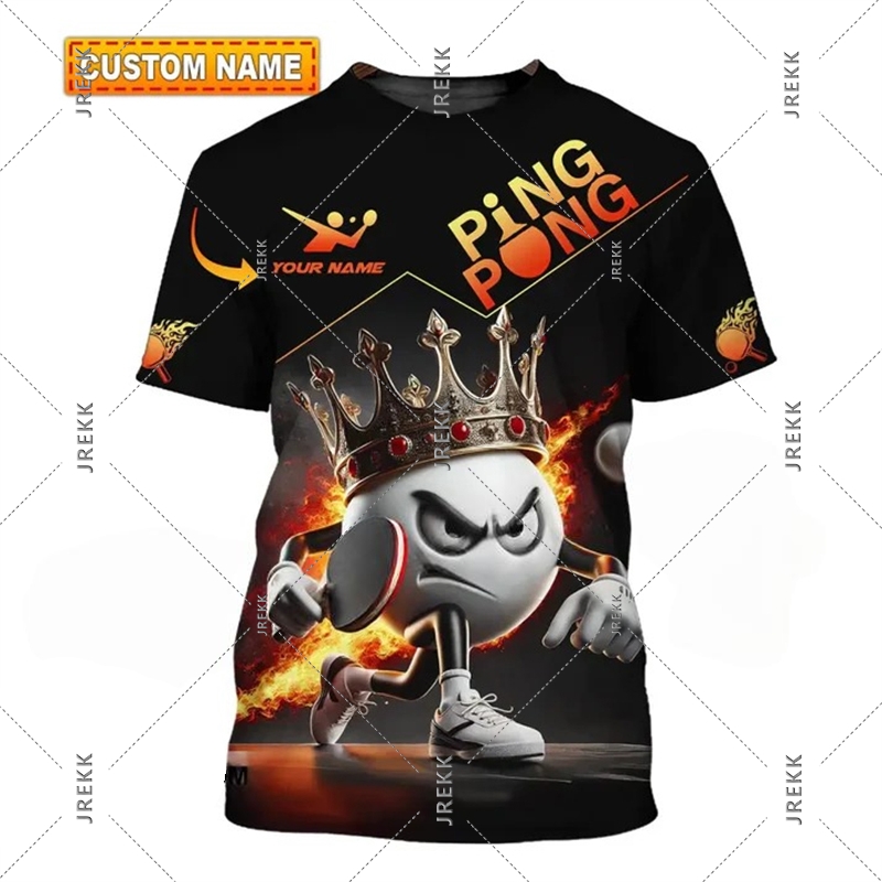 Camiseta de tenis de mesa para - Table Tennis Name reseña y precio