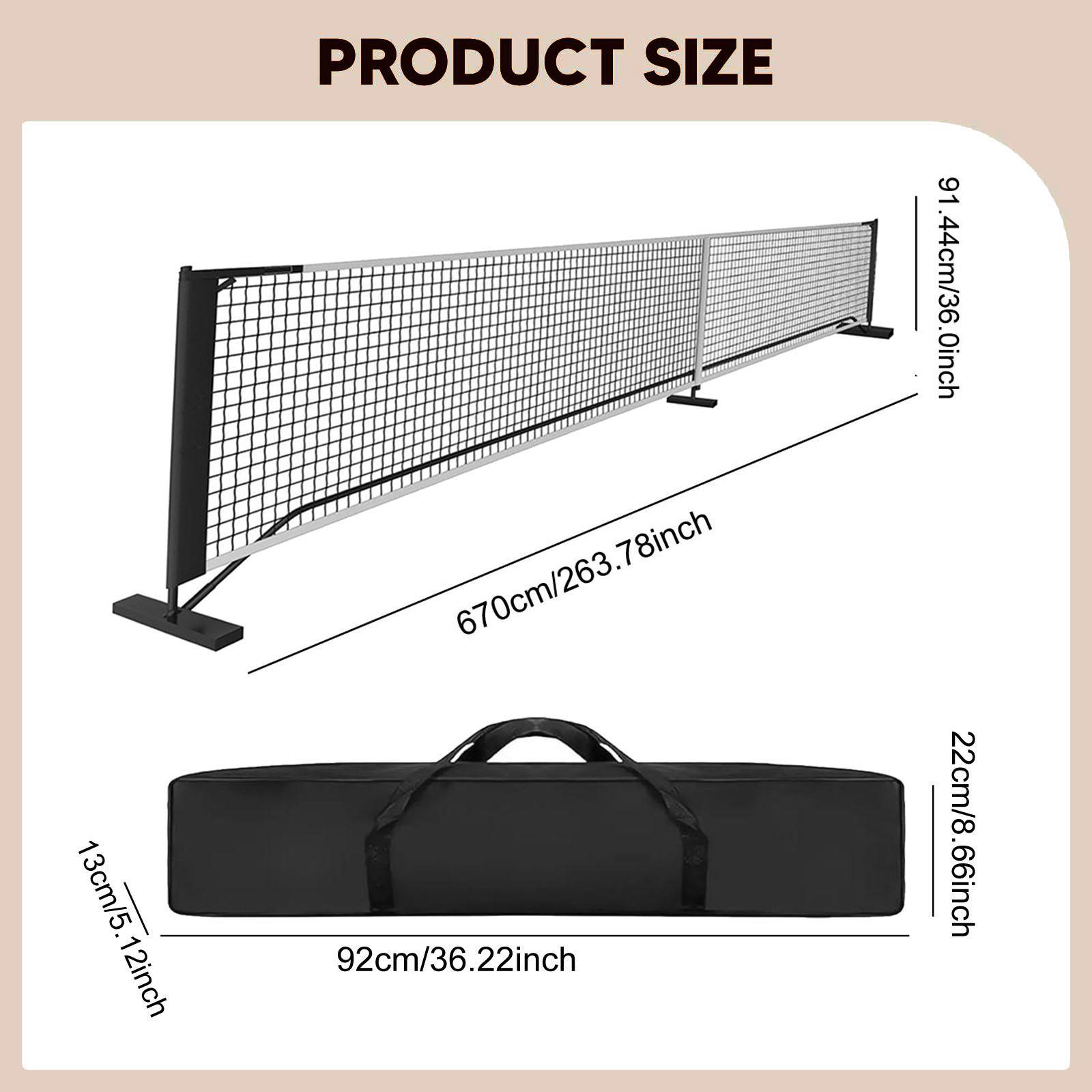 Red de Pickleball Portátil, Re - Table Tennis Zone reseña y precio