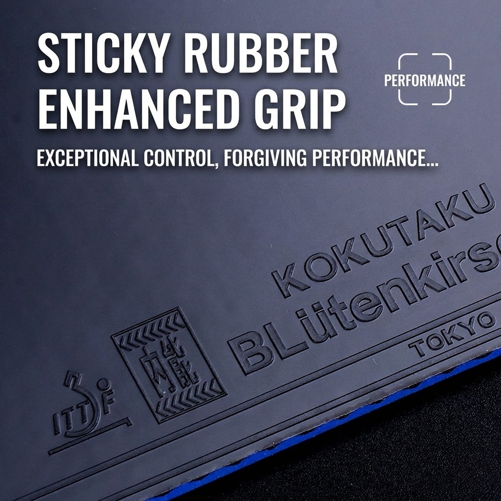 Goma para Raqueta de Tenis de  - Table Tennis Forehand Rubber reseña y precio