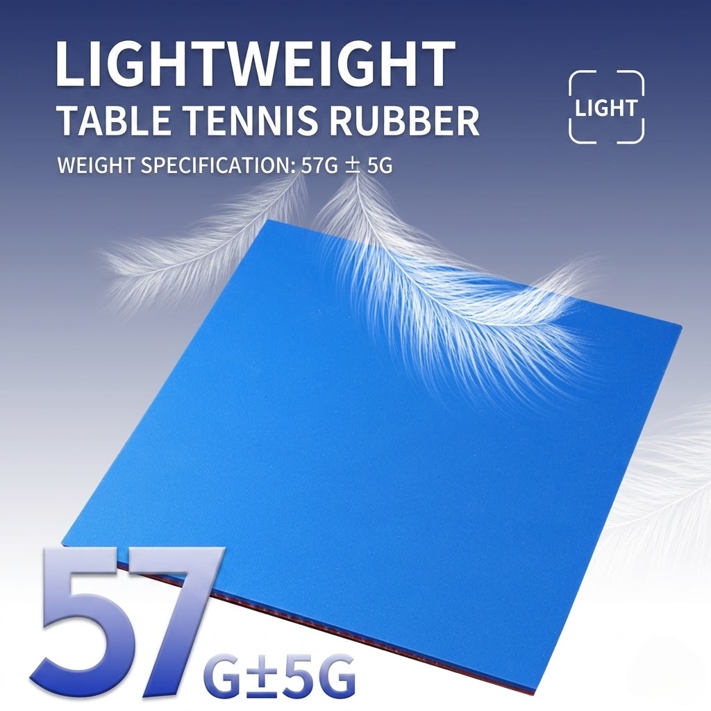 Goma para Raqueta de Tenis de  - Table Tennis Forehand Rubber reseña y precio