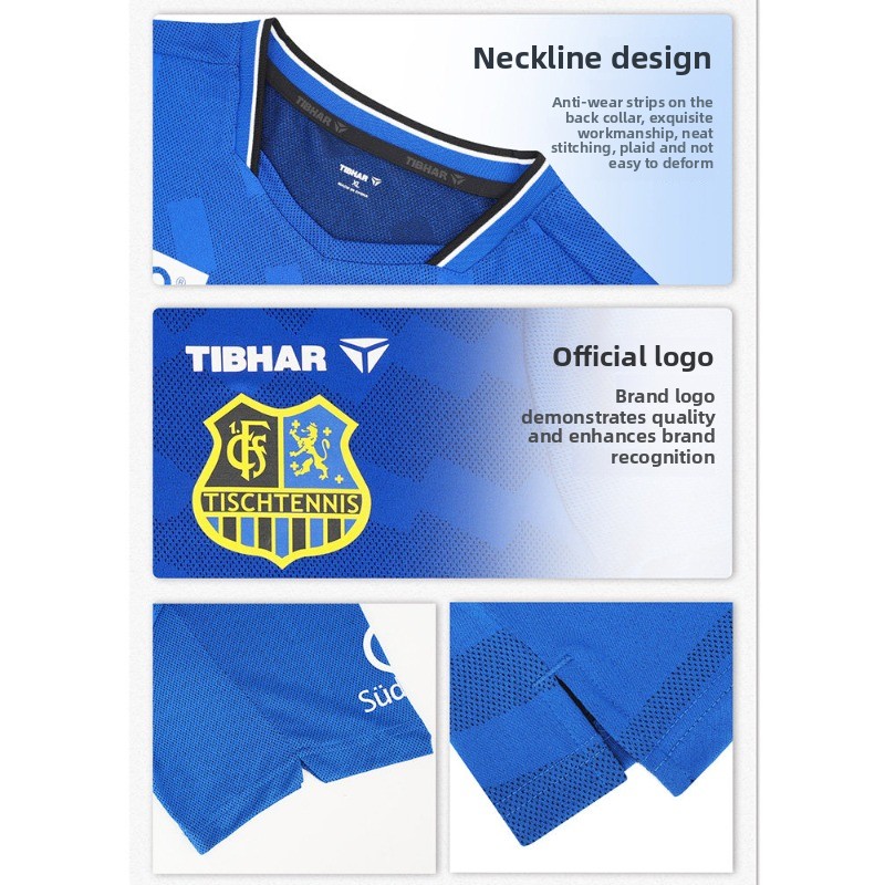 TIBHAR ropa deportiva de tenis - Table Tennis League reseña y precio
