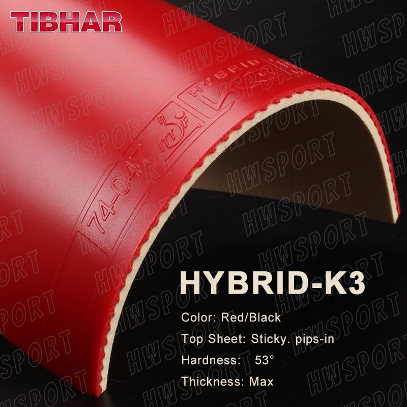 TIBHAR HYBRID K3 goma para ten - Table Tennis Germany reseña y precio