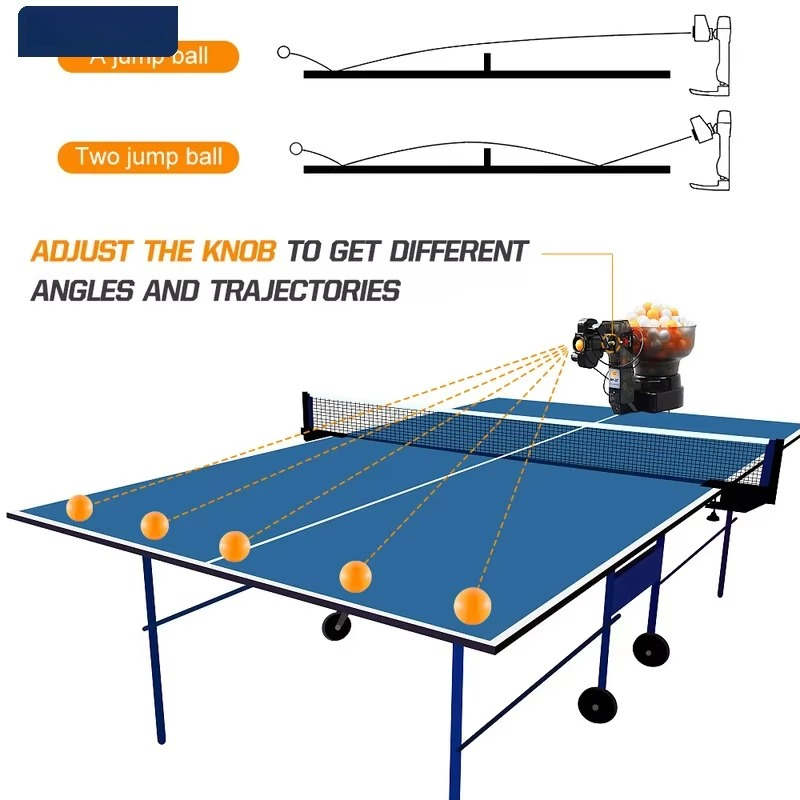 Robot de ping pong con sistema - Table Tennis Robot reseña y precio