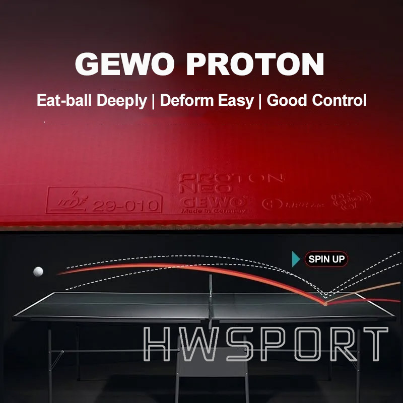 GEWO PROTON NEO-GOMA para teni - Table Tennis Germany reseña y precio