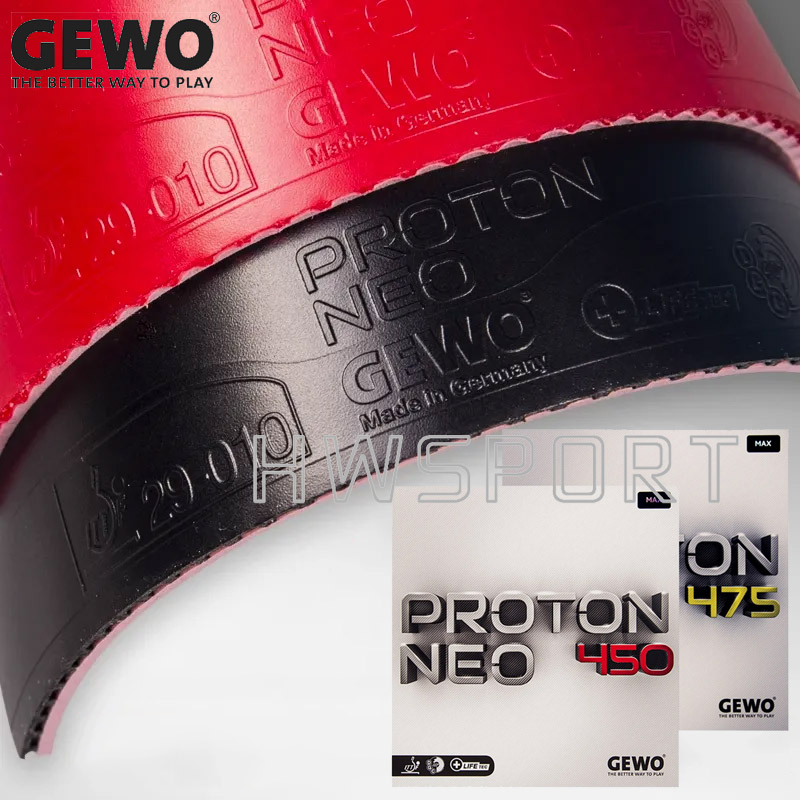 GEWO PROTON NEO-GOMA para teni - Table Tennis Germany reseña y precio