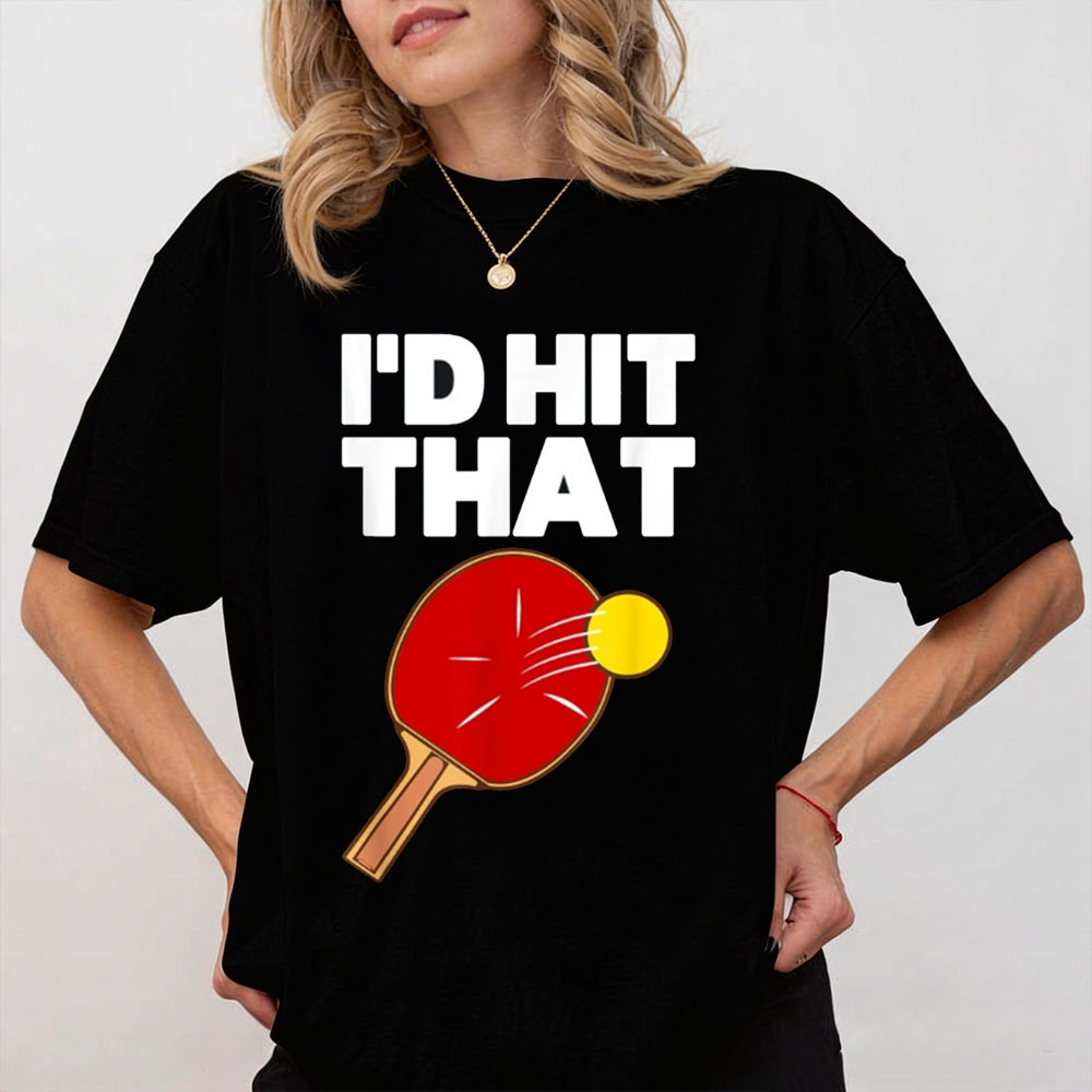 Camiseta con diseño de tenis d - Table Tennis Cartoon reseña y precio