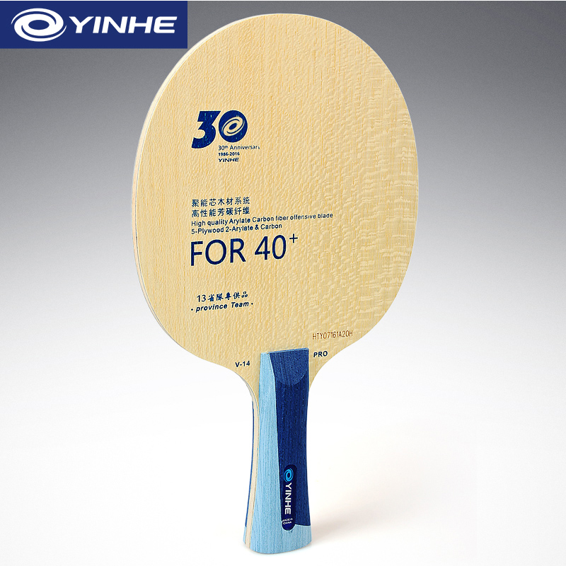 Yinhe V14 Pro hoja de tenis de - Table Tennis League reseña y precio