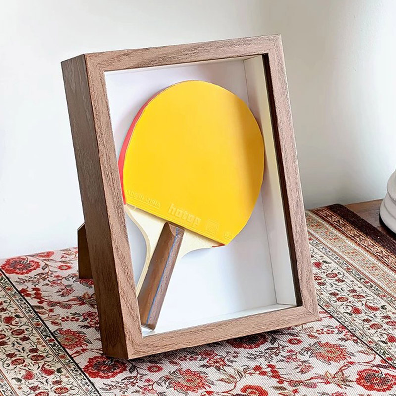 Marco de exhibición para raque - Table Tennis Background reseña y precio