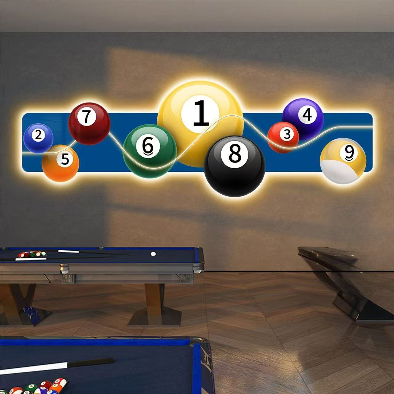 Pintura Decorativa para Salón  - Table Tennis Background reseña y precio