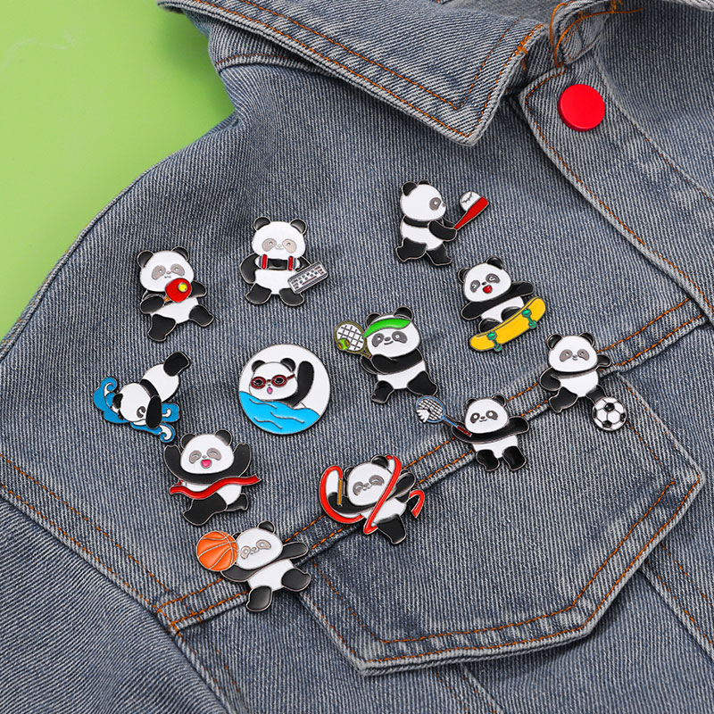 Broches esmaltados con tema de - Table Tennis Cartoon reseña y precio