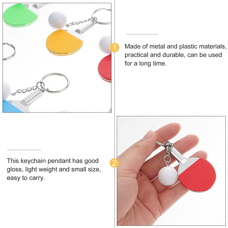 30 Uds Mini llavero de raqueta - Table Tennis Ace reseña y precio