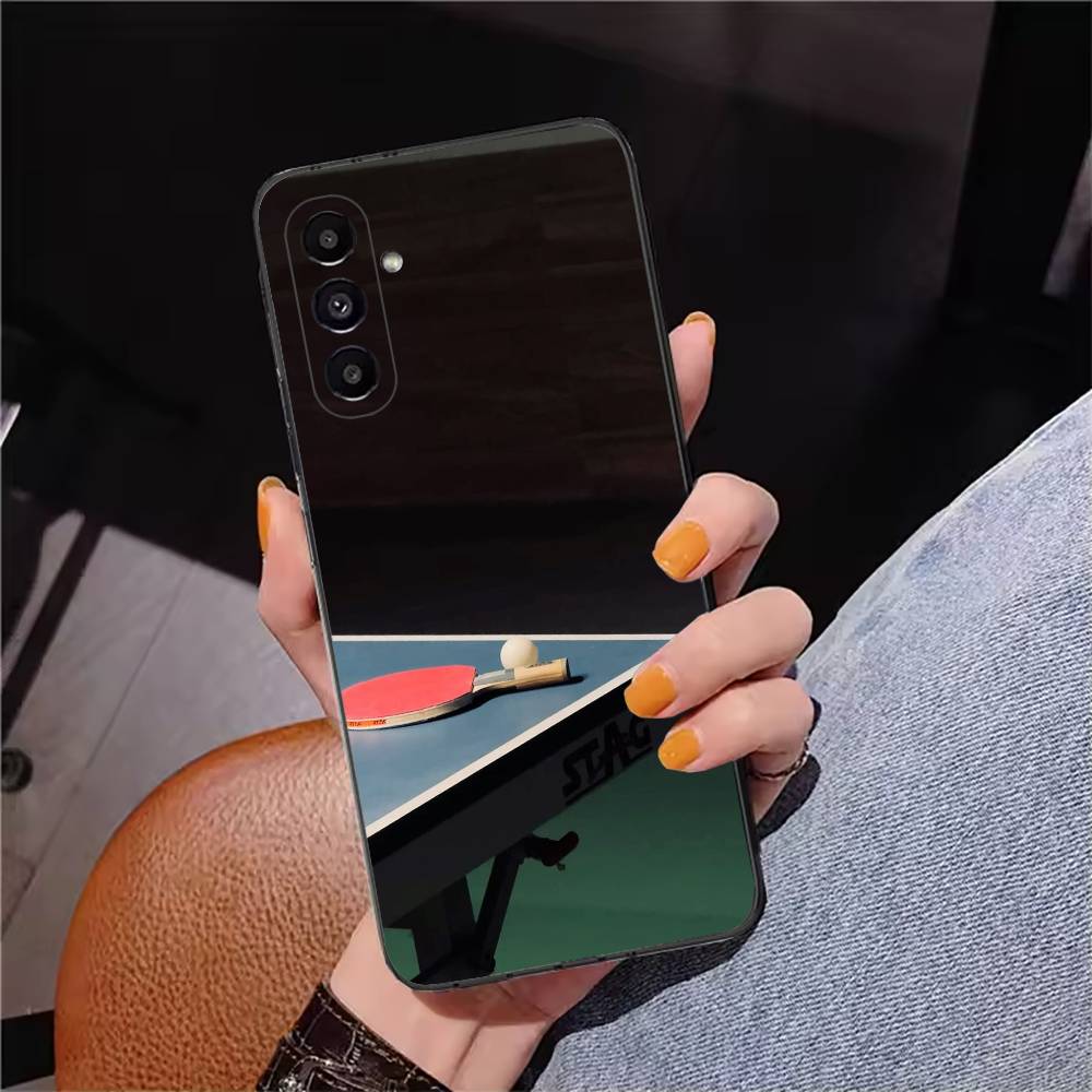Funda negra suave para raqueta - Table Tennis Cartoon reseña y precio