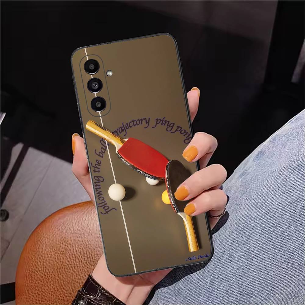 Funda negra suave para raqueta - Table Tennis Cartoon reseña y precio