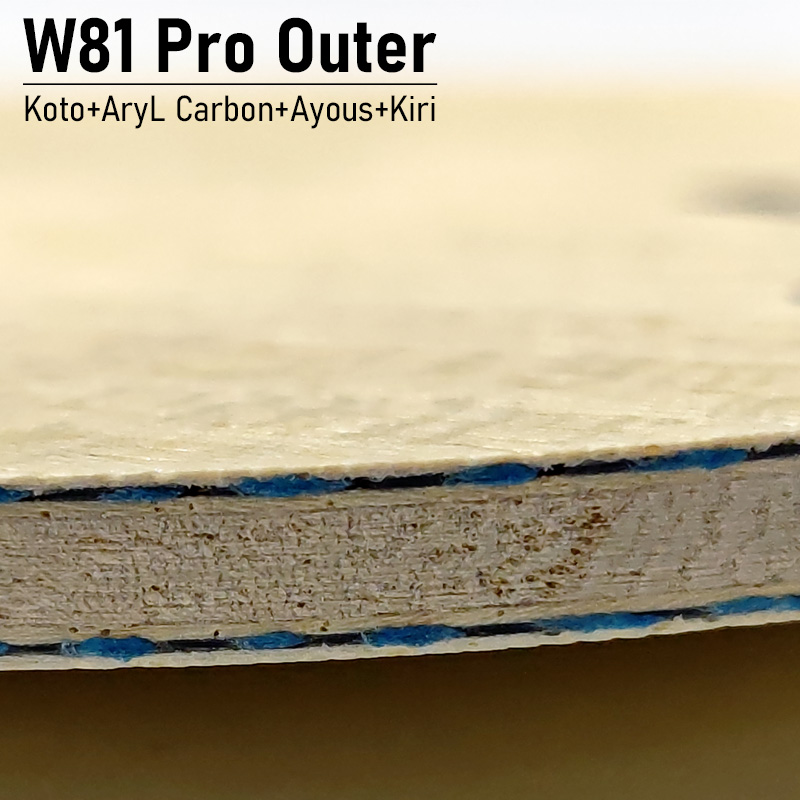 LOKI W81 Pro Series hoja de te - Table Tennis Eleven reseña y precio