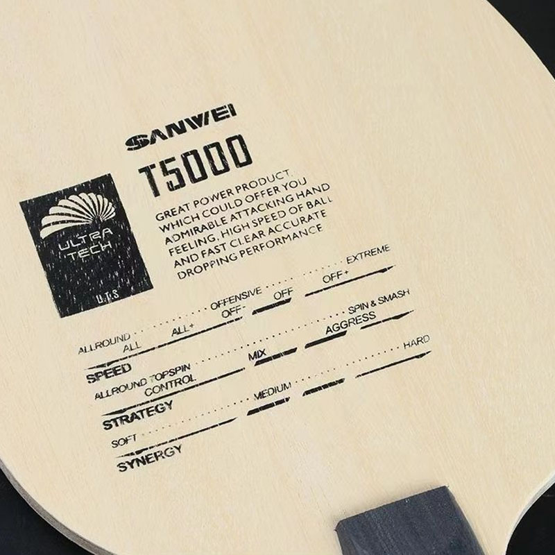 Hoja de tenis de mesa Sanwei T - Table Tennis Eleven reseña y precio