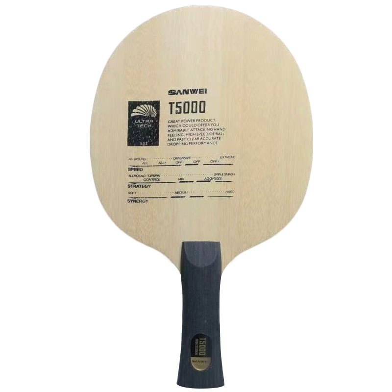 Hoja de tenis de mesa Sanwei T - Table Tennis Eleven reseña y precio