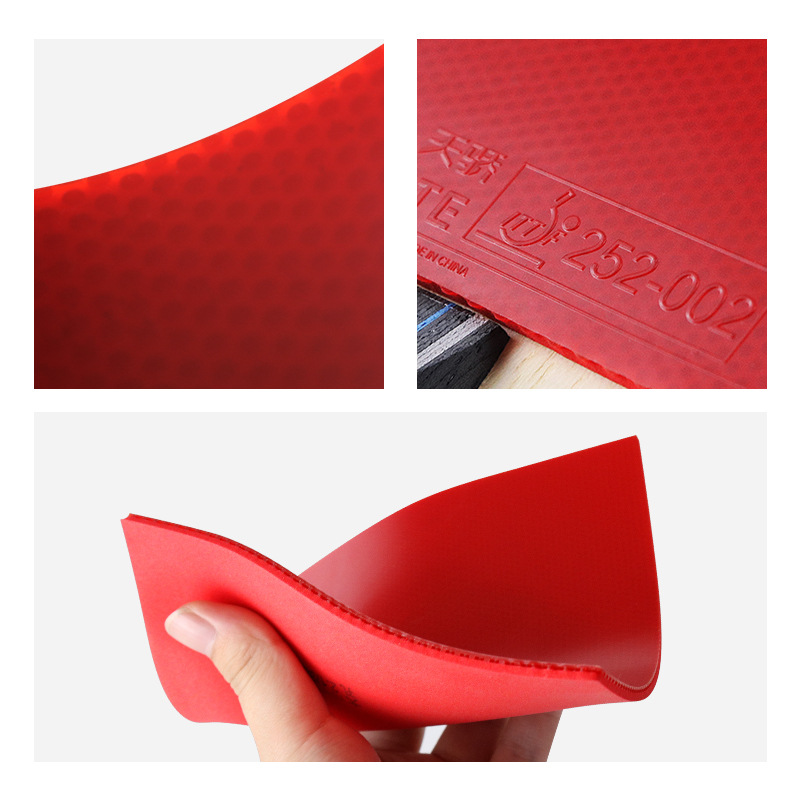 Cubierta de goma para raqueta  - Table Tennis Forehand Rubber reseña y precio